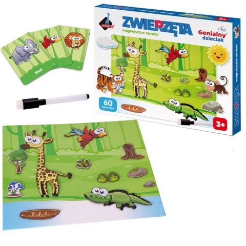 Puzzle magnetyczne - Zwierzęta