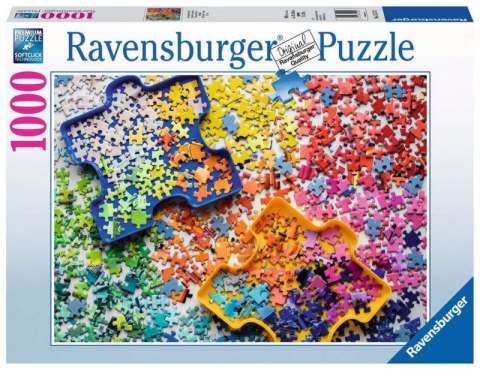 Puzzle 1000 elementów Kolorowe części puzzli