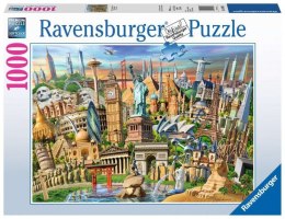 Puzzle 1000 elementów Słynne budowle