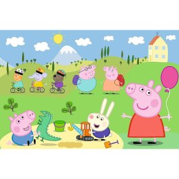 Puzzle 15 elementów Maxi Szczęśliwy dzień świnka Peppa