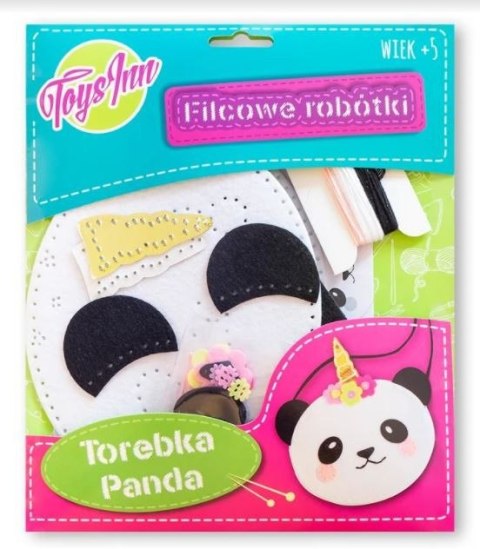 Filcowe robótki Torebka na ramię panda