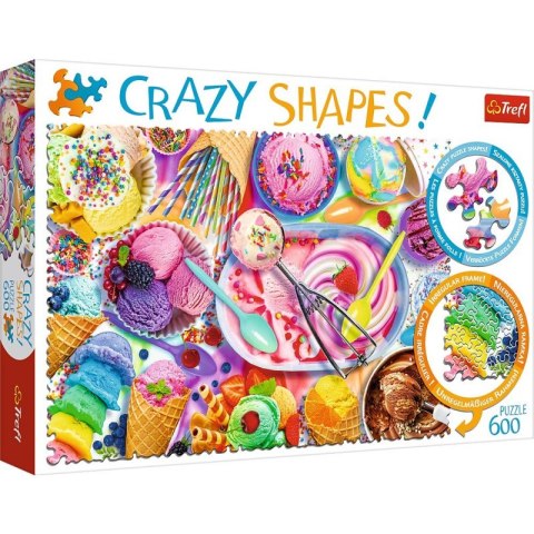 Puzzle 600 elementów Crazy Shapes Słodkie marzenie