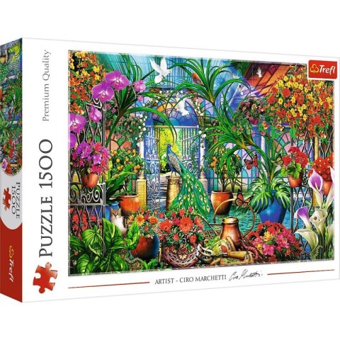 Puzzle 1500 elementów - Tajemniczy ogród