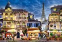 Puzzle drewniane 3D Śniadanie w Paryżu Breakfast in Paris L