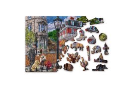 Puzzle drewniane 3D Ulica w centrum Main street L