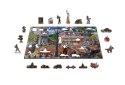 Puzzle drewniane 3D Ulica w centrum Main street L