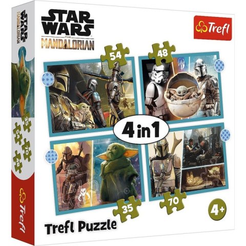 Puzzle 4w1 Mandalorian Gwiezdne Wojny