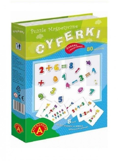 Puzzle magnetyczne Cyferki