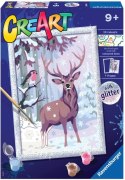 Malowanka CreArt dla dzieci Zimowi przyjaciele