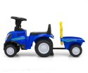 Jeździk Pojazd New Holland T7 Traktor niebieski