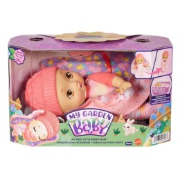 Lalka miękka My Garden Baby Bobasek-Króliczek różowa