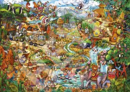 Puzzle 2000 elementów Egzotyczne safari