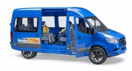 Bus MB Sprinter niebieski z 2 figurkami