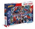 Puzzle 20+60+100+180 elementów Super Kolor - Spider-Man