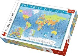 Puzzle 2000 elementów Polityczna mapa świata