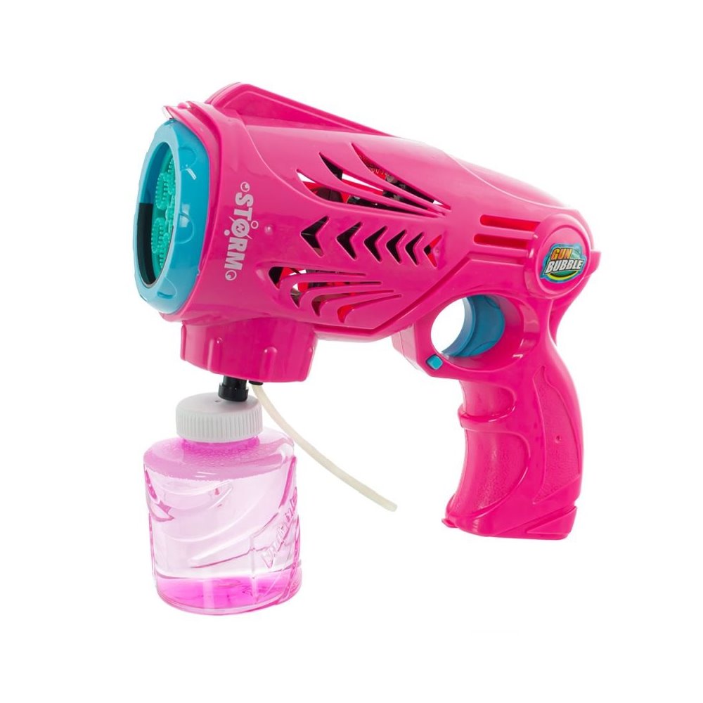 Zabawka pistolet do baniek